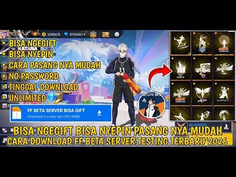 GET A GIFT‼️HOW TO DOWNLOAD THE LATEST FF BETA TESTING UPDATE 2026 | THE EASIEST WAY TO LOGIN TO ...