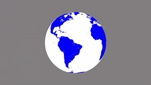 Download Earth Rotation Animation. Globe Spinning Seamless Loop. for free