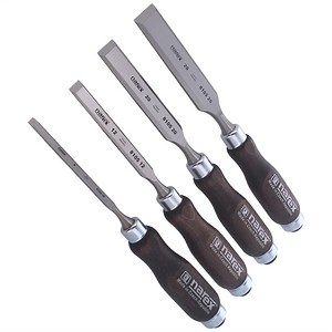 Narex 4-Piece Wood Chisel Set, Item #863020, Sizes (6-12-20-26)