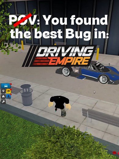 Best Bug ever and Thanks for the support lately #drivingempire #viral #edit #fyp #roblox #relateable #quality #fy #slotcar #koenigsegg #pagani #rich #robloxfyp #relatable