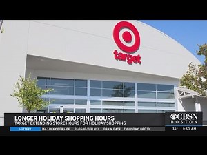 Target Extending Store Hours For Holiday Shopping