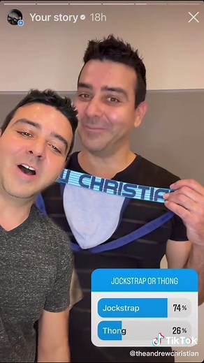 Jockstraps win! 🏅 #andrewchristian #trophyboy #gay #mensundwear