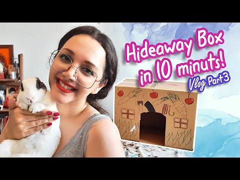 Make a Rabbit Hideaway Box in 10 Minutes!!