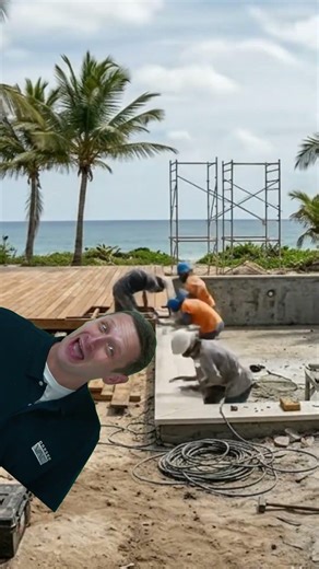 Would you swim here? 🌴💦