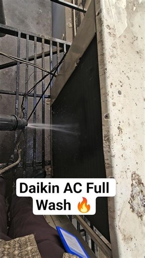 Daikin Outdoor Unit Water Service | Deep Cleaning Full Process 💦❄️