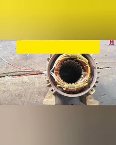 How to identify Starting coil and running coil of motor #motorcapacitorconnection #motorwinding #electric #ElectricMotorRepair | Hi power electric works