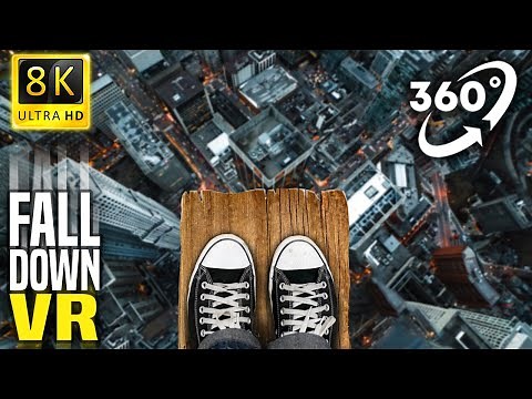 VR 360 video - Falling Down Experience | Fear of Heights and Richie's Plank walk