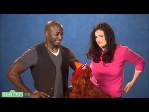 Idina Menzel and Taye Diggs Come and Play on Sesame Street