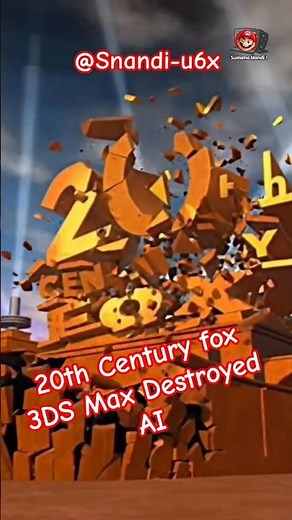 20th Century fox 3ds Max Destroyed AI #20thcenturyfox #sprunki
