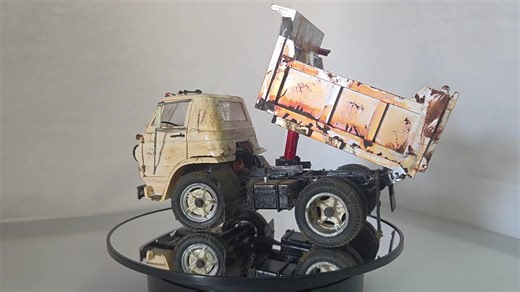 1970s Dodge cabover dump truck #dodge #dumptruck #modeling #dadsoftiktok