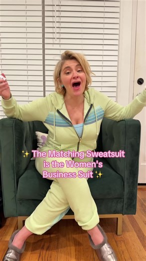 The Matching Sweatsuit: Your New Women's Business Suit