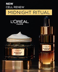 10K views · 885 reactions | Renew and recover skin barrier 1.5x faster with the new Midnight Serum and Cream. | L'Oréal Paris | Facebook