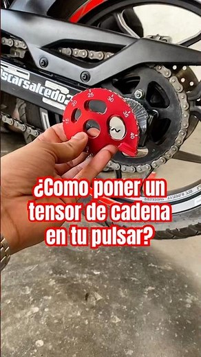 Como poner un tensor de cadena en tu pulsar?🏍️⛓️‍💥 #2026 #moto #motovlog #motorcycle #travel