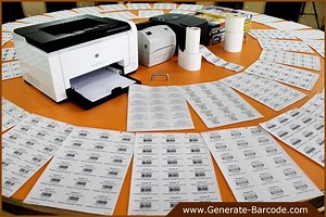 Design industrial barcode labels with Standard 2 of 5 barcode font symbology - Sticker designing printing and scanning blog