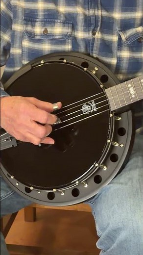 Deering Blackgrass Sound Demo 🪕 All Black — No Tone Ring — 6 lbs