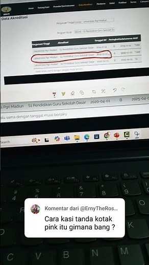 How to Highlight Your BAN-PT Accreditation Screenshot