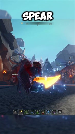 I made a MONSTER Chaos sword by accident! #roblox #theforge #shorts