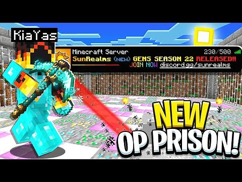 The BEST NEW MINECRAFT OP PRISONS SERVER! (2025) | Minecraft Prison | JAVA/BEDROCK