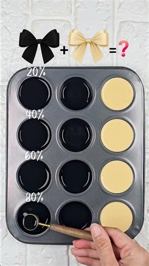 Black & Cream Gradient Color Palette #colorpalette #colormixing #colormix #colortheory #satisfying
