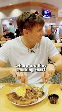 Two Brits try Brisket from World’s Largest Buffet!