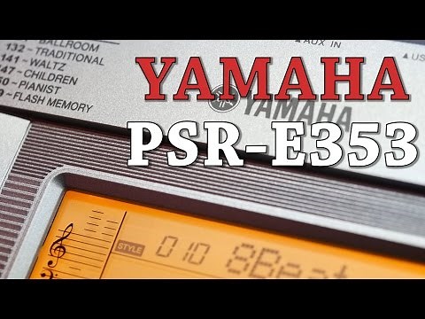 Yamaha PSR-E353 Beginner Keyboard at Cranbourne Music