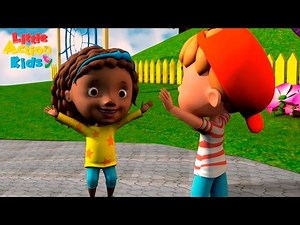 Hello Nice Day Song for Kids 👋 | Preschool, School, Learn English | Little Action Kids