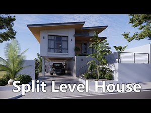 8x12m SPLIT LEVEL HOUSE ¦ 3 Bedroom Design ¦ Digital Tour