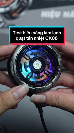 Test hiệu năng quạt tản nhiệt CX08