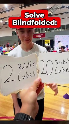 Solving 20 Rubik's Cubes Blindfolded Challenge
