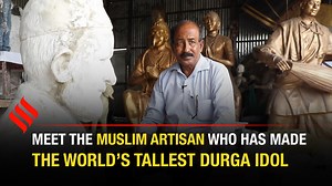 10K views · 68 reactions | Meet Nuruddin Ahmed, a Guwahati-based artist, who has many feathers in his cap. Among them, is a Limca Book record that recognises him as the man who made the world’s tallest Durga idol. See more: www.indianexpress.com/videos/ | Indian Express | Facebook