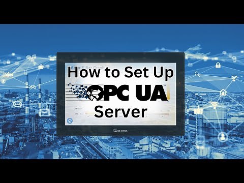 How to setup Weintek's OPC UA server