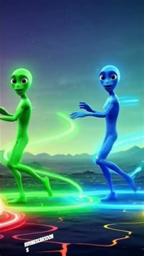 colour Alien dance challenge #shorts #shortsviral