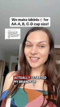 Are you AA cup, A cup, B cup, C cup or D cup and looking for a perfectly fitting bikini?