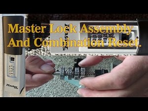 Master Lock Key Holder Box Combination Reset & Assembling