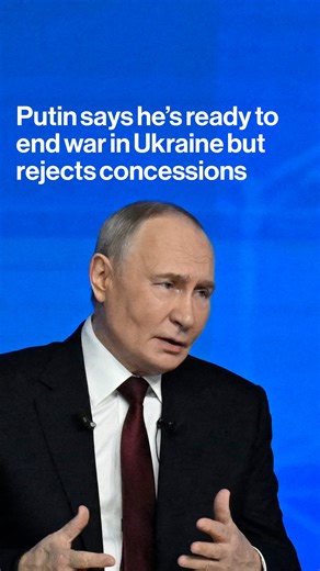President Vladimir Putin said he's willing to discuss bringing Russia's war in Ukraine to an end, even as he ruled out changes sought by Kyiv and Europe to a US peace plan drawn up with Moscow. bloom.bg/4aVbKyP | Bloomberg