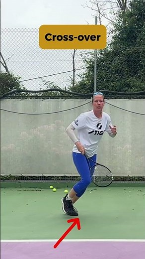 cross overs in #tennisfootwork