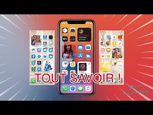 IOS 15 WIDGETS - COMMENT ORGANISER ET METTRE LES WIDGETS ET PHOTOS SUR IPHONE (Remasteriser)
