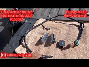 Finally ordered & installed 2017 F150 XLT OEM bed lights using Forscan coding!!