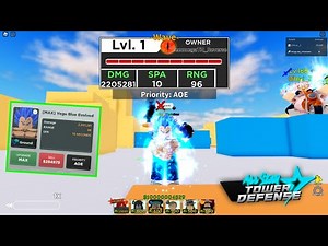 NEW 7 STAR VEGETA BLUE (VEGU BLUE) SHOWCASE ALL STAR TOWER DEFENSE ROBLOX