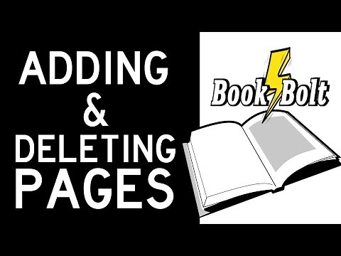 BOOK BOLT: How To Add & Delete Pages (Step-by-Step Tutorial)