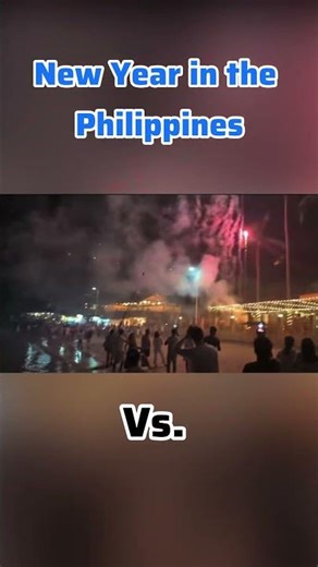 New Year Philippines vs. Canada #happynewyear2026 #philippines #canada #fireworks #shorts