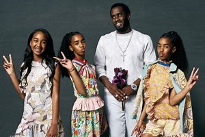 Diddy and Daughters Grace The Cover of ESSENCE As He Opens Up About Loving and Losing Kim Porter | Essence