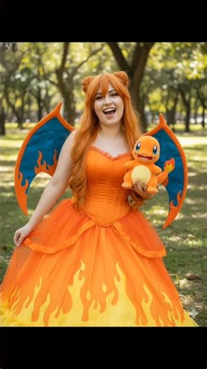 Cosplay Pokémon Prompt Charizard,Venusaur,Squirtle #cosplaygirl #pokemon #promptedmovies #aishorts