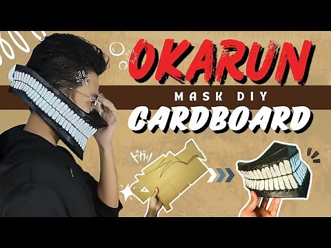 Okarun Mask Cardboard DIY