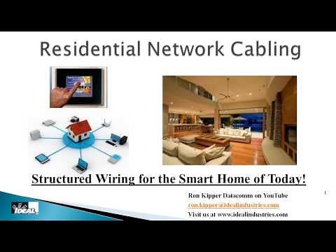 Residential Structured Wiring Systems Part 1 Why and How to Wire a Home