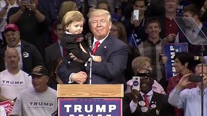 22K views · 431 reactions | Crowd goes wild as Donald J.Trump is joined by "mini-Trump" at Pennsylvania rally. | ABC News Politics | Facebook