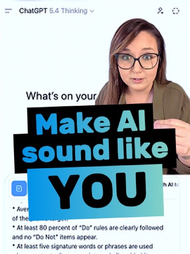 Turn ChatGPT into your writing double: upload, analyze, and clone your voice and tone. Here’s how. #artificialintelligence #chatgpt #chatgpthack #writing #prompt