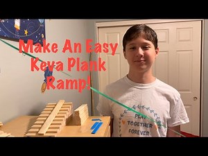 How to make a Keva plank ramp for contraptions!