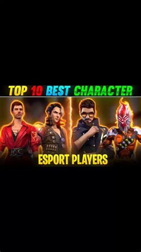 Free fire best characters in cs rank #freefire