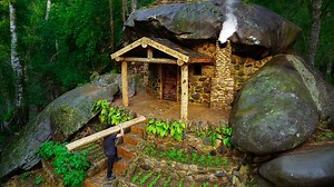 16K views · 274 reactions | Building a Stone Shelter & Revamping the Garden EP4 | Hashan | Facebook
